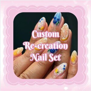 💅 Custom Re-Creation Press-On Nails (Made to Order)